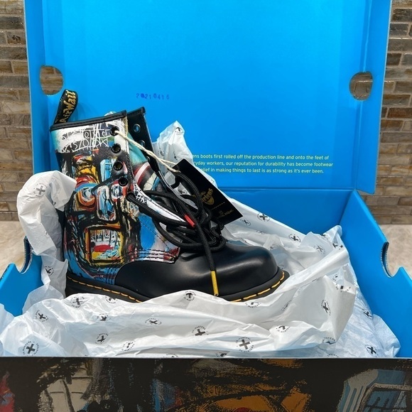 Dr. Martens 1460 Basquiat Leather Boots - Picture 4 of 13